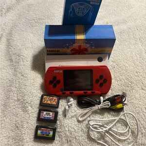PLAE Retro Handheld Gaming Console with 256 Games built in 3.5 HD screen . New